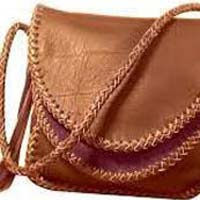 Womens Hand Braided Leather Bag