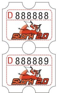 Custom Lottery Game Ticket, Paper Type : Coated Paper