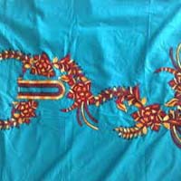 Aari Embroidered Fabric