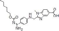 (E)-2-(((4-(N-((hexyloxy )carbonyl) carbamimidoyl) phenyl) amino)methyl)