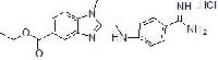 Ethyl 2-[(4-carbamimidoylphenyl)amino]methyl-1-methyl