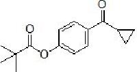 Methyl-4-(cyclopropyl-oxo-methyl)-a,a-dimethyl phenyl acetate
