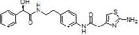 N-(2-4-[2-(2-Amino-thiozol-4-yl)acetyl amino]-phenyl-ethyl-2-hydroxy-2-phenyl-acetamide