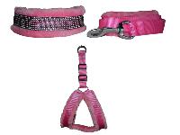 VE-CLH-003 Dog Collar Leash Harness Set