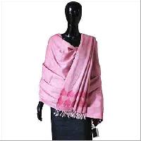 Pink Assam Slik Stole (90x220)