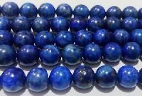 Natural Lazuli Lapis Gemstone Ball Beads