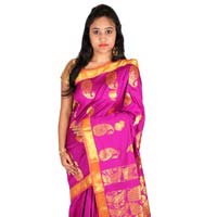 Karishma silk borderputta saree