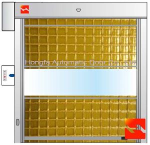 Fabric+PVC/Stainless Steel Finish High Speed Roller Shutter Door