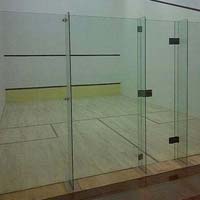 Squash Court Back Wall Glass