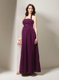Ladies Purple Maxi Dress