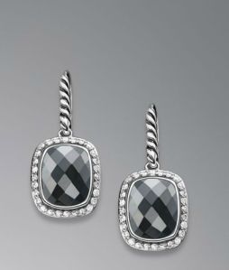 Noblesse Earrings Hematite 10x8mm