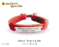 Buy Buy Where There's A Will Leather Bracelet only at Rs. 2100