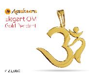 Buy Elegant Om Gold Pendant only at Rs. 21000