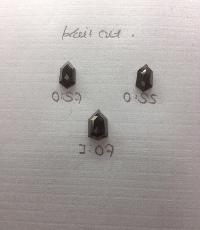 Black cotted Treated Diamonds