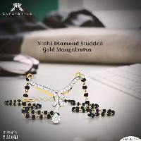Nidhi Diamond Studded Gold Mangalsutra
