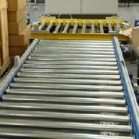 gravity powered roller conveyor