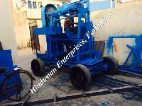 Two Pole Concrete Mixer with Mechanical Lift