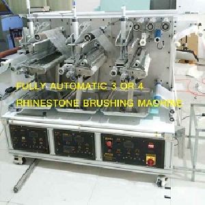 4 Rhinestone Brushing Machine