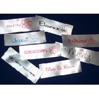 satin labels