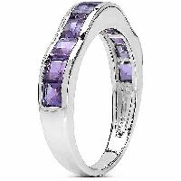 Amethyst Gemstone Ring With 925 Sterling Silver