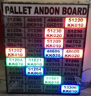 Color Changing Andon Display Board