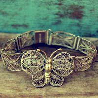 Silver Filigree Bracelet