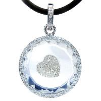 himalayan crystal pendant