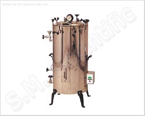 electrically heated vertical steam sterilizer