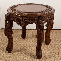 Wood Carved Tables