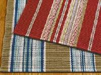 striped cotton rugs
