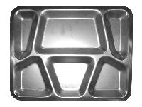 stainless steel mess tray