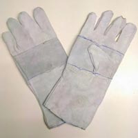 Leather Hand Gloves Commercial Quality