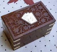 Item Code :- IH 12223 Wooden Playing Card Holder