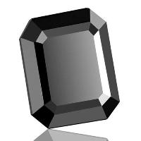 High Quality 30.00 Carat Emerald Cut Black Diamond sale