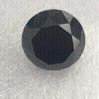 Natural Loose Black Diamond Round
