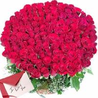 100 Red Rose Bouquet