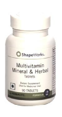 Mutivitamins, Mineral, Herbal Tablets