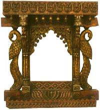 carving wooden jharokha