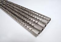 corrugated heat exchanger tubes