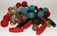 Leather Beads
