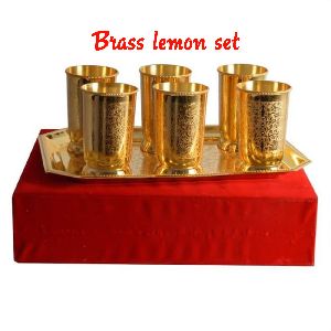 Brass Lemon Set
