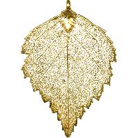 gold plated leaf