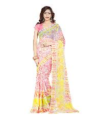 Casual Wear Multi  Printed Chiffon Saree_AAKO92SR1043AKSML
