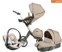 Stokke xplory V4 newborn stroller.