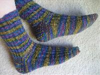 knitted socks