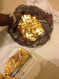 Gold  bars  and  DImaond