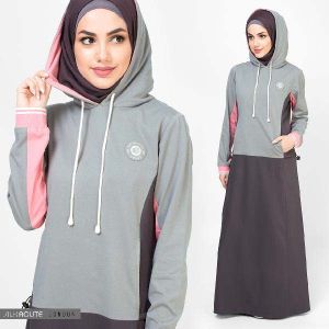 Grey Sports Jilbab