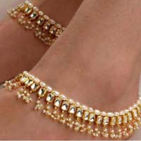 Kundan Anklets