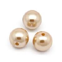 round pearl beads buttons