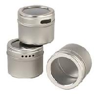 metal spice canister
